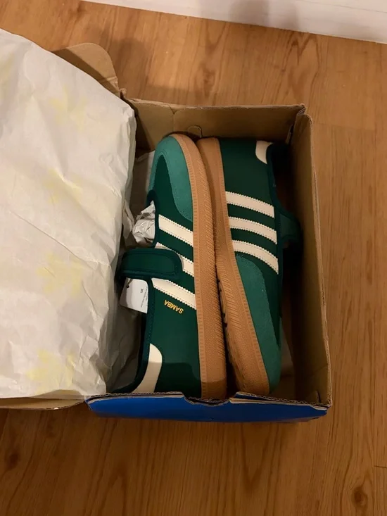 adidas Samba Mary Jane Size 10 in Green and White - Picture 2 of 7